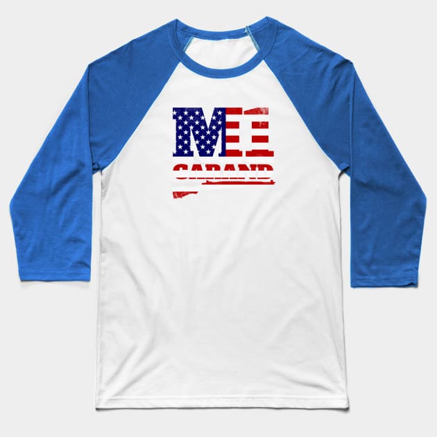 m1 garand rifle Baseball T-Shirt by GreenGuyTeesStore